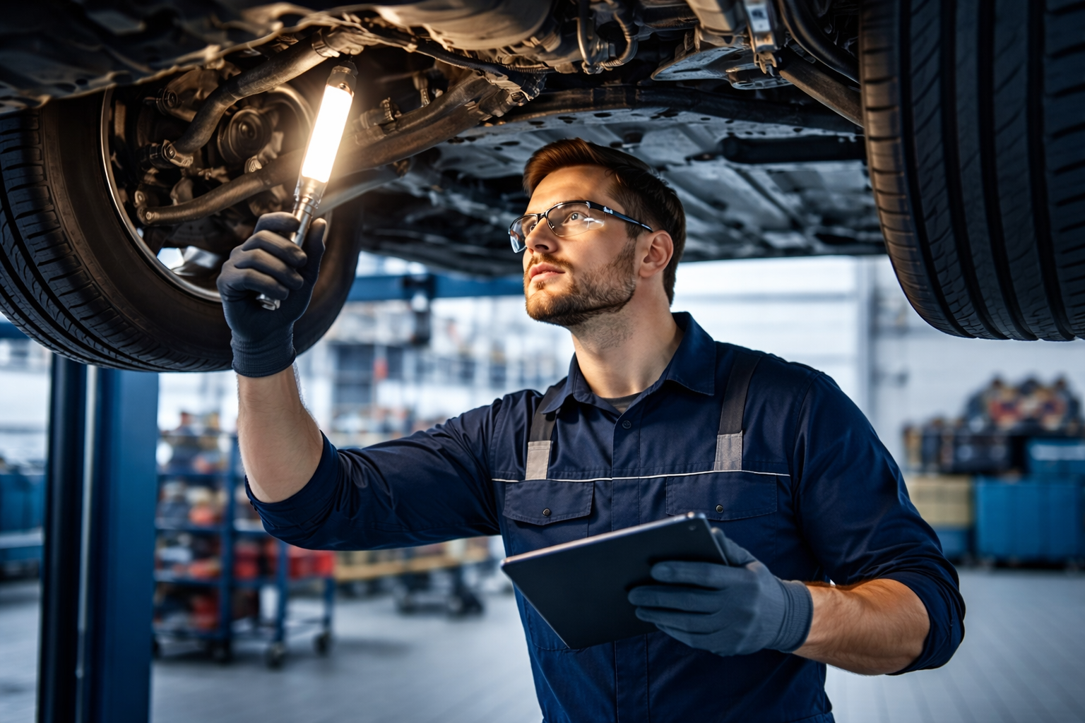 Motor und Fahrwerk